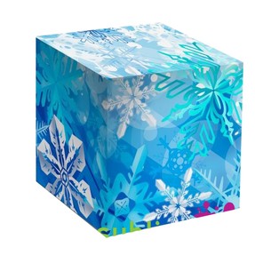 Коробка для кружки Снежные узоры